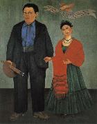 Diego Rivera Rivera and Carlo oil painting